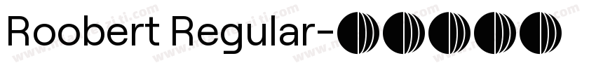 Roobert Regular字体转换